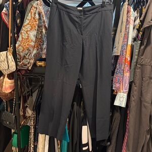 Armani Navy Blue Cropped Trousers - so chic!